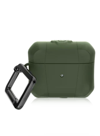 Itskins Spectrum Solid Series Case For Airpods 3 - Olive Green - Tashqila Itskins Spectrum Solid Series Case For Airpods 3 - Olive Green - Tashqila